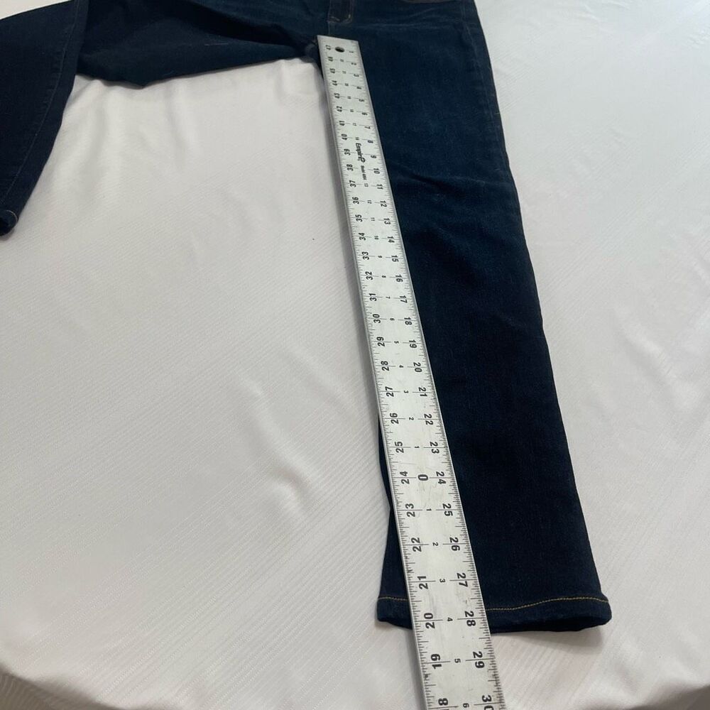 J Brand Mid Rise Rail Eminence Skinny Denim Jeans Size 28 View 4